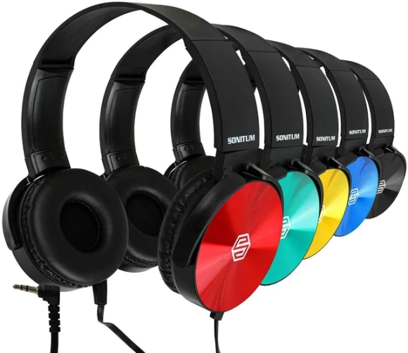 Classroom Headphones-Bulk 25-Pack, Sonitum