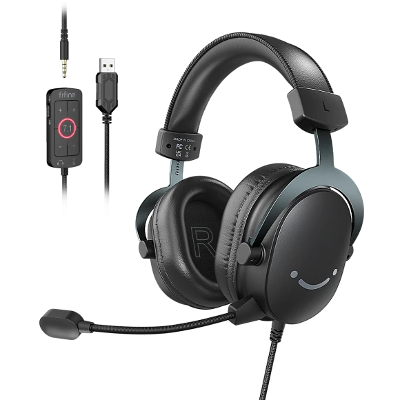 Gaming Headset with 7.1 Surround Sound, FIFINE