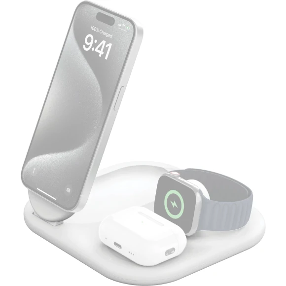 3-in-1 MagSafe-Compatible iPhone Charger, Belkin
