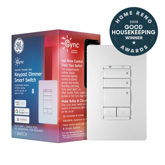 Keypad Dimmer Smart Switch — Smart Switch, GE