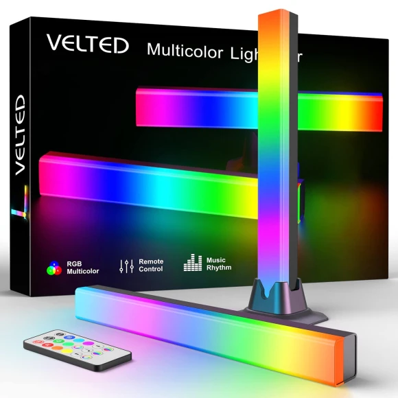 Smart Music Sync RGB IC LED Light Bar — LED Strip Lights, velted