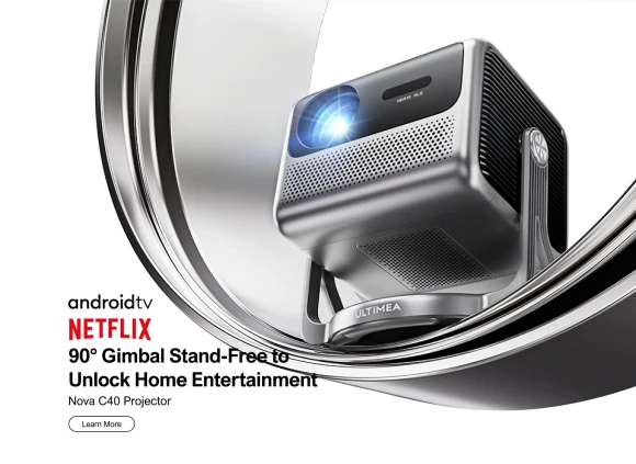 Smart Projector with Android TV — Smart Projector, Ultimea