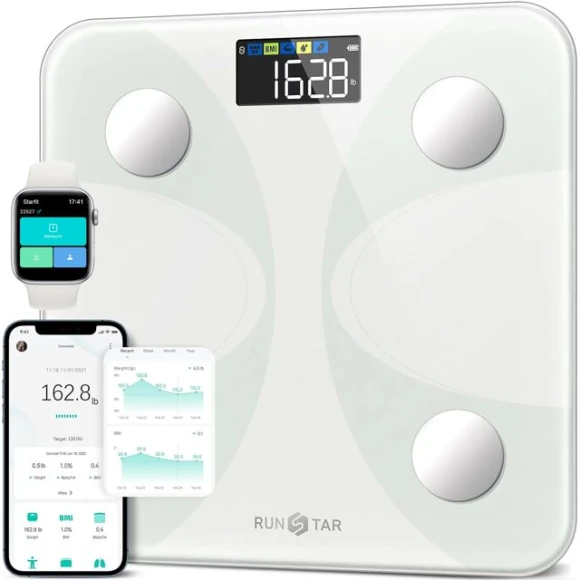 Smart Scale for Body Weight and Fat Percentage — Smart Scale, runstar