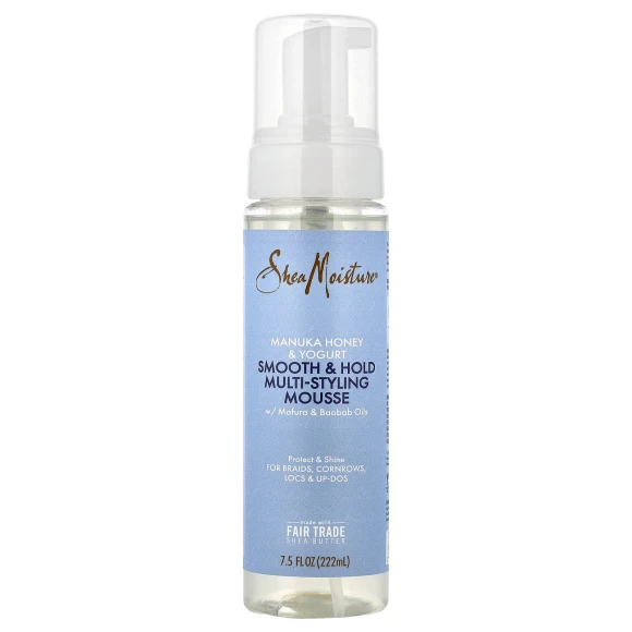 Smooth & Hold Multi-Styling Hair Mousse, SheaMoisture