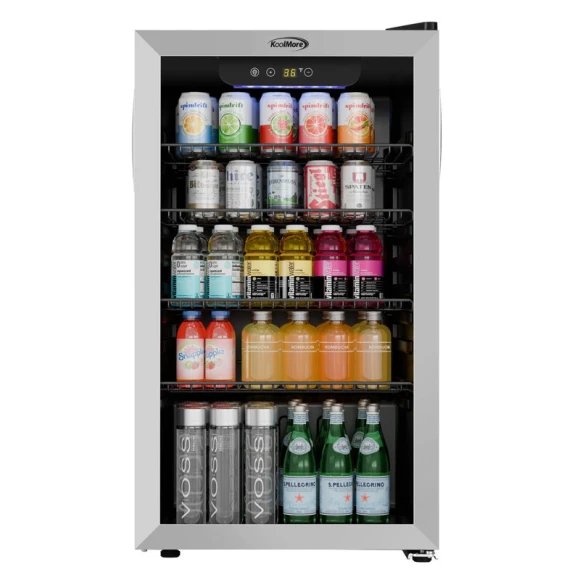 18 in. 3.2 Cu. Ft. Beverage Refrigerator Merchandiser, KoolMore