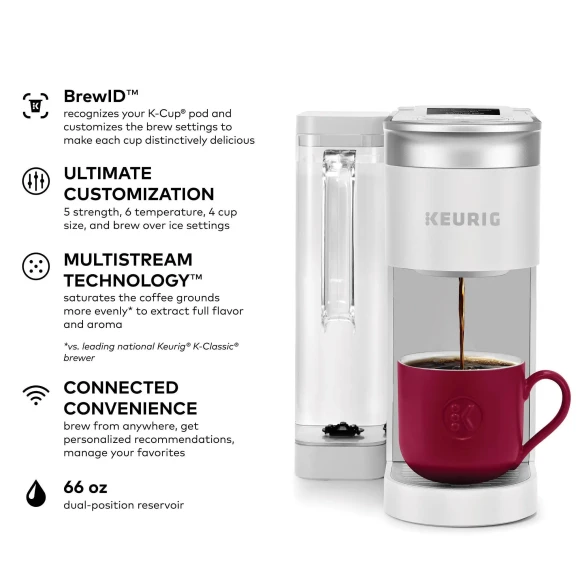 Single Serve Coffee Maker With WiFi Compatibility — Coffee Maker, Keurig