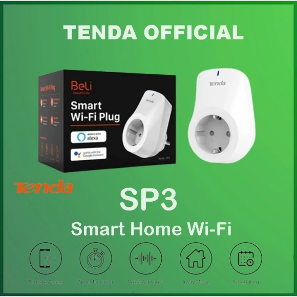 Smart Plug WiFi Outlet Switch — Smart Plug, Tenda