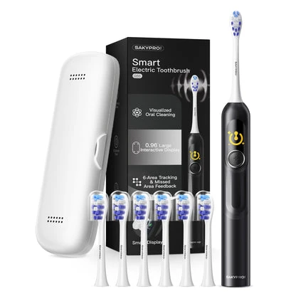 Electric Toothbrush with AI Smart Screen — Electric Toothbrush, SAKYPRORAL