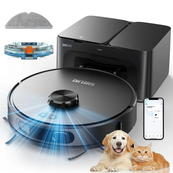 Robot Vacuum and Mop — Robot Vacuum, SHELIKI