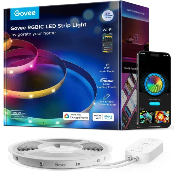 RGBIC Alexa LED Strip Light — LED Strip Lights, Govee