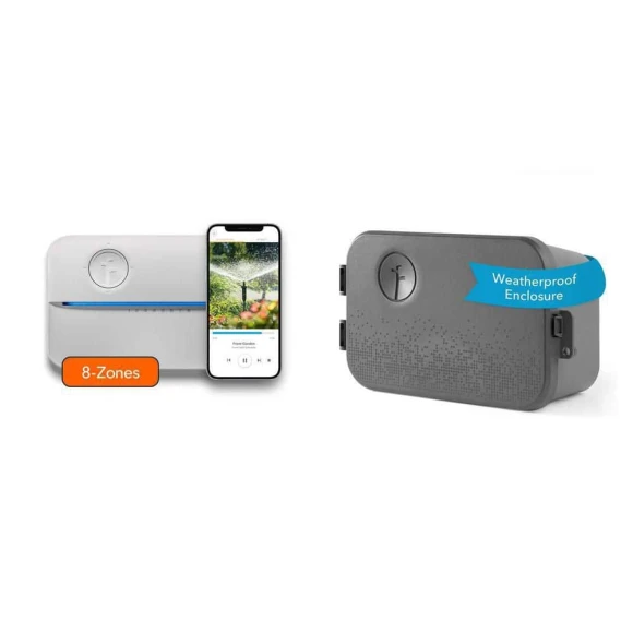 Smart Sprinkler Controller Bundle with Outdoor Enclosure — Irrigation System, Rachio