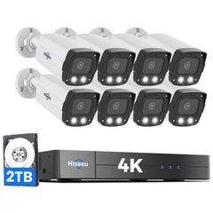 4K PoE Security Camera System 8MP — Security Camera, Hiseeu