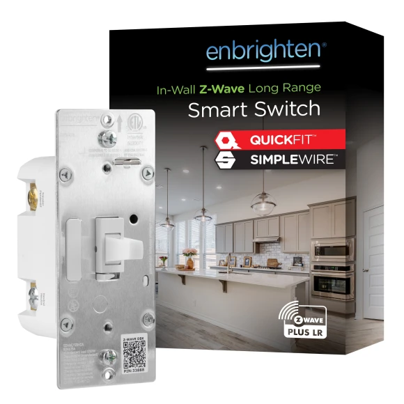 800 Series Z-Wave On/Off Toggle Switch — Smart Switch, Enbrighten