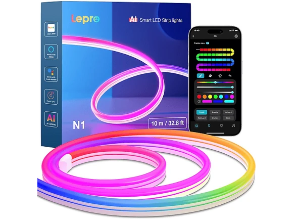 AI Smart RGB Rope Lights — LED Strip Lights, Lepro