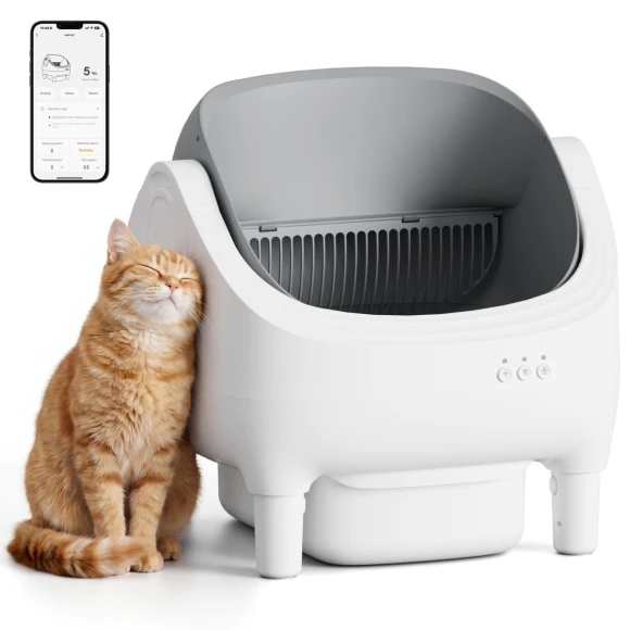 Electric Automatic Self-Cleaning Litter Box with Smart APP Control — Self-Cleaning Litter Box, WARCAT