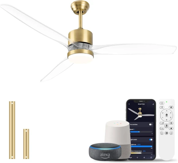 Smart Ceiling Fan with Light — Smart Fan, OKELI