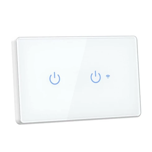 Smart Light Switch, Double Smart WiFi Light Switches, Smart Switch 2 Gang — Smart Switch, Lesim