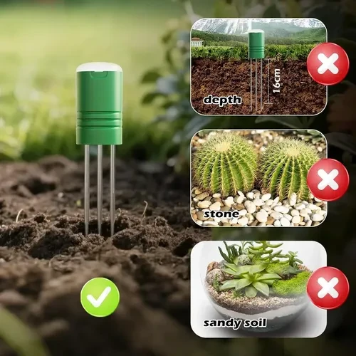 Wireless Soil Moisture Meter with LCD Receiver and 3-Probe Sensor — Soil Moisture Sensor, NexusLab