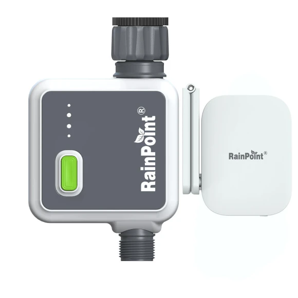 1-Zone Wireless Smart Water Timer for Garden Hose — Irrigation System, RainPoint
