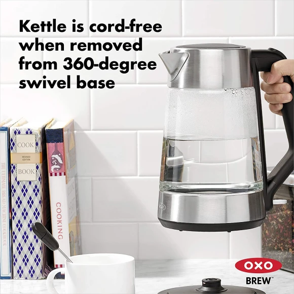 Cordless Glass Electric Kettle — Electric Kettle, OXO