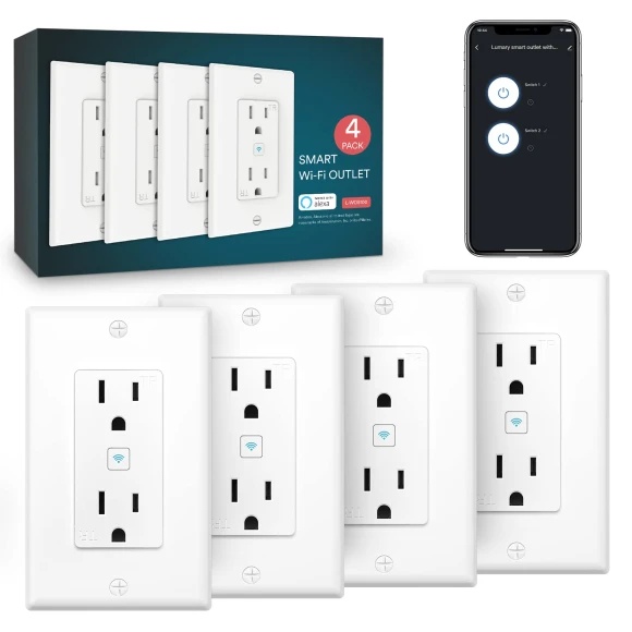 Smart Outlet with USB Ports — Smart Plug, iLintek