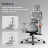 Thumbnail Ergonomic Chair with Adjustable Backrest, Armrest, Headrest, and Footrest - Grey — Ergonomic Chair, NEWTRAL