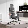 Thumbnail Ergonomic Chair with Adjustable Backrest, Armrest, Headrest, and Footrest - Grey — Ergonomic Chair, NEWTRAL