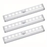 Thumbnail 3pcs Under Cabinet Lights, 10 LED Battery Operated Wireless Motion Sensor Light Indoor