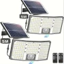 Solar Outdoor Lights Motion Sensor, 292 LED Solar Flood Lights With Remote