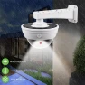 Solar Powered Motion Sensor Wall Light - 77LED, Garden Security Lamp