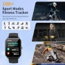 Thumbnail 1.85" HD Fitness Smartwatch with Bluetooth Calling — Fitness Tracker, QONBINK