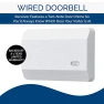 Thumbnail Wired Door Chime with Two Tones, White Textured, Broan-NuTone