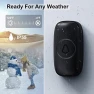 Thumbnail Wireless Doorbell with 2 Receivers and 2 Push Buttons — Video Doorbell, SECRUI