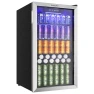 Thumbnail 126 Can Mini Beverage Refrigerator with Glass Door, EUHOMY