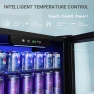 Thumbnail 126 Can Mini Beverage Refrigerator with Glass Door, EUHOMY