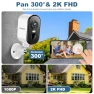 Thumbnail 360° Pan Rotating 2K Wireless Outdoor Security Camera with AI Motion Detection — Security Camera, ZEEPORTE SECURITY