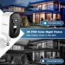Thumbnail 360° Pan Rotating 2K Wireless Outdoor Security Camera with AI Motion Detection — Security Camera, ZEEPORTE SECURITY