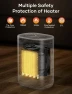Thumbnail 1000W PTC Ceramic Small Space Heater with Overheating & Tip-Over Protection, Oprunsy