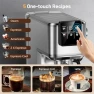 Thumbnail 20 Bar Espresso Machine with Milk Frother & LCD Panel, RELEXNOW