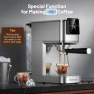 Thumbnail 20 Bar Espresso Machine with Milk Frother & LCD Panel, RELEXNOW