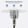 Thumbnail 48,000 BTU Propane Patio Heater with Wheels and Round Table, OLIXIS