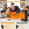 Thumbnail 1500W PTC Fast Heating Space Heater with Humidifier and 3D Flame Effect, Verminget