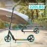 Thumbnail Foldable Scooter with Adjustable Height and Big Wheels — Electric Scooter, LEEYV