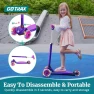 Thumbnail Kids Kick Scooter with LED Wheels and Adjustable Handlebars, Gotrax