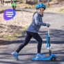 Thumbnail Adjustable Height Foldable Scooter with Removable Seat and LED Light Wheels — Electric Scooter, SKIDEE