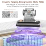 Thumbnail Bed Vacuum Cleaner with UV-C Light, 15Kpa Suction, 700W Powerful Double Cup Handheld Vacuums, JIGOO