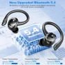 Thumbnail Bluetooth 5.4 Wireless Earbuds with Earhooks, 50H Playtime, ENC Noise Canceling, IP7 Waterproof — Wireless Earbuds, Hupoaf