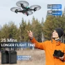 Thumbnail Drone with 1080P Camera for Beginners, Foldable, Altitude Hold, Gestures Selfie, Waypoint Fly, Headless Mode, 3D Flip,... — Drone, REDRIE