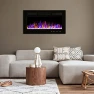 Thumbnail Electric Fireplace Wall Mounted and Recessed, BETELNUT