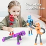 Thumbnail Telescopic Suction Cup Robot Easter Toy, SYSAMA